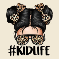 Kid Life Leopard Messy Bun Premium Tee | Teevron