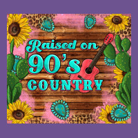 Raised 90's Country Guitar Cactus Sunflower's Vintage Tee | Teevron