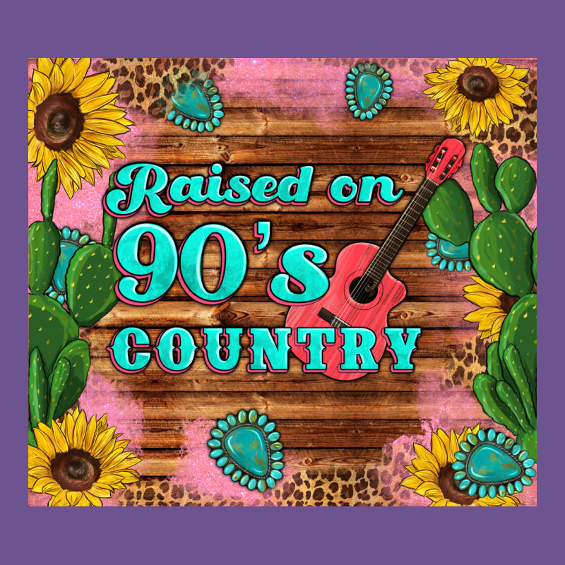 Raised 90's Country Guitar Cactus Sunflower's Vintage Tee by Artiststas | Teevron