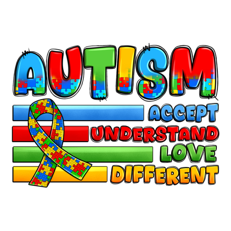Autism Accept Understand Love Different Ladies Tee by JahusDesignShop | Teevron