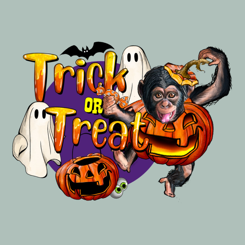 Trick Or Treat Chimpanzee Heavyweight Hoodie by LillyAllenDesigns | Teevron