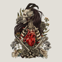 Floral Skeleton Heavy Core Tee | Teevron