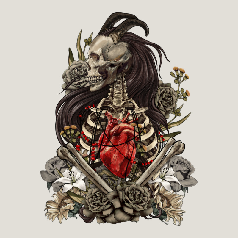 Floral Skeleton Heavy Core Tee by RanaPortraitStore | Teevron