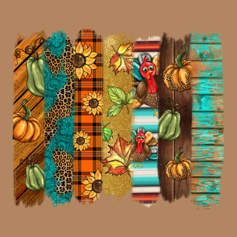Thanksgiving Brushstroke Long Sleeve Tee by BarkalooDesign | Teevron