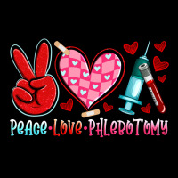 Peace Love Phlebotomy Premium Sweatshirt | Teevron