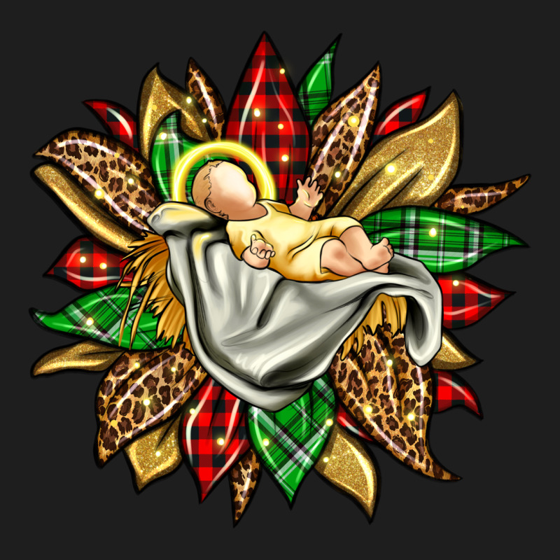 Christmas Baby Jesus Sunflower Classic Tee by Jasminsmagicworld | Teevron