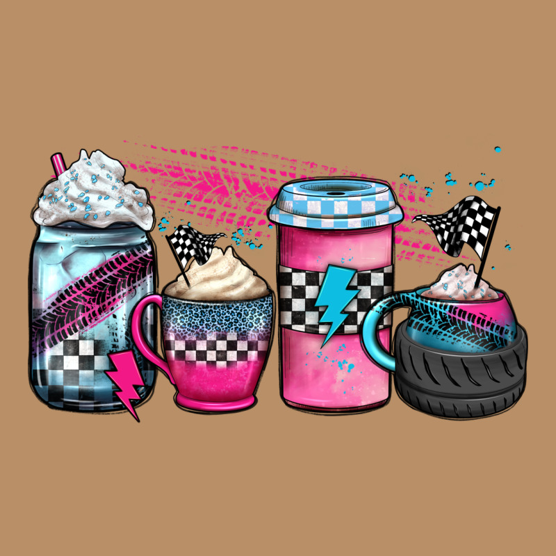 Racing Coffee Cups Vintage Hoodie by JahusDesignShop | Teevron