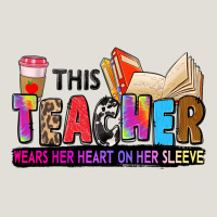 This Teacher Wears Her Heart On Her Sleeve Heavy Core Tee | Teevron