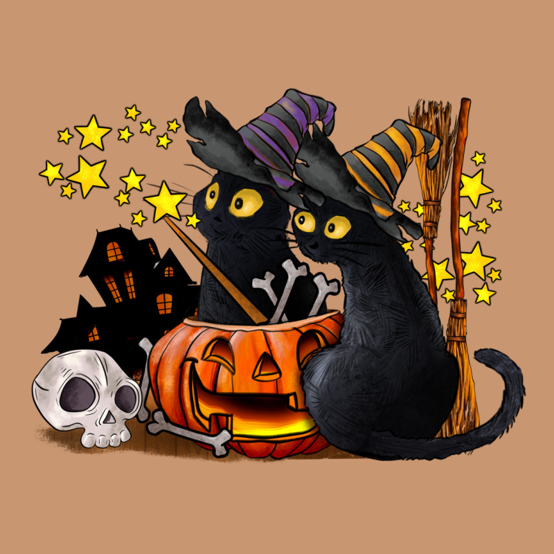 Halloween Black Cats Heavyweight Hoodie by LillyAllenDesigns | Teevron