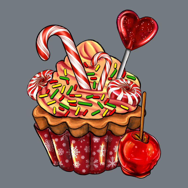 Christmas Candy Cupcake Heavyweight Sweatshirt by AdoDesignShop | Teevron