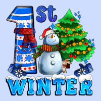 First Winter With Snowman Urban Heavy Tee | Teevron