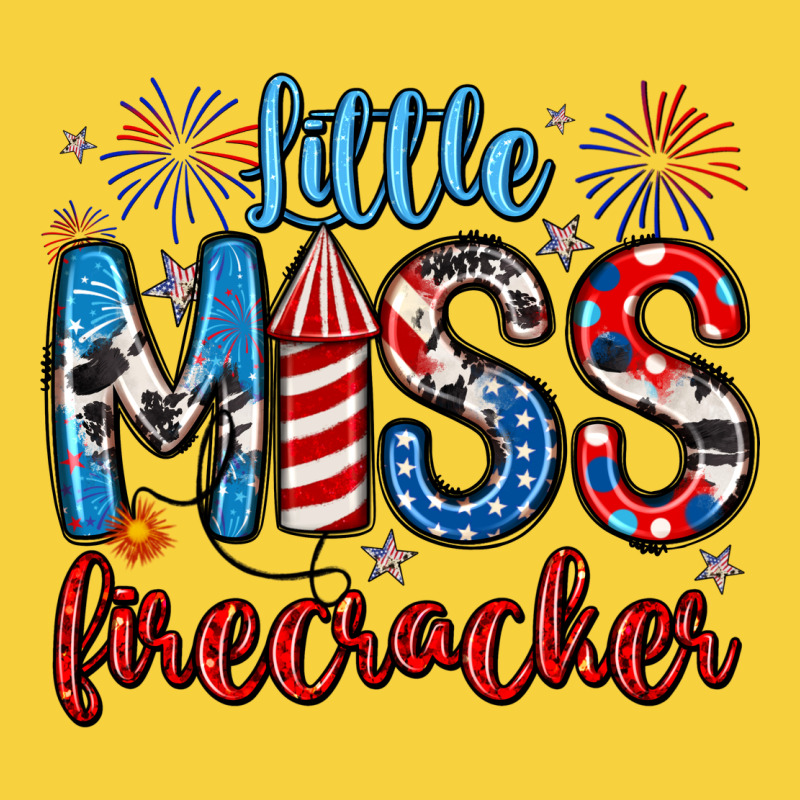 Little Miss Firecracker 4th Of July Premium Sweatshirt by Artiststas | Teevron