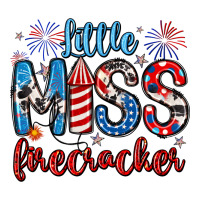 little miss firecracker 4th of july | Teevron