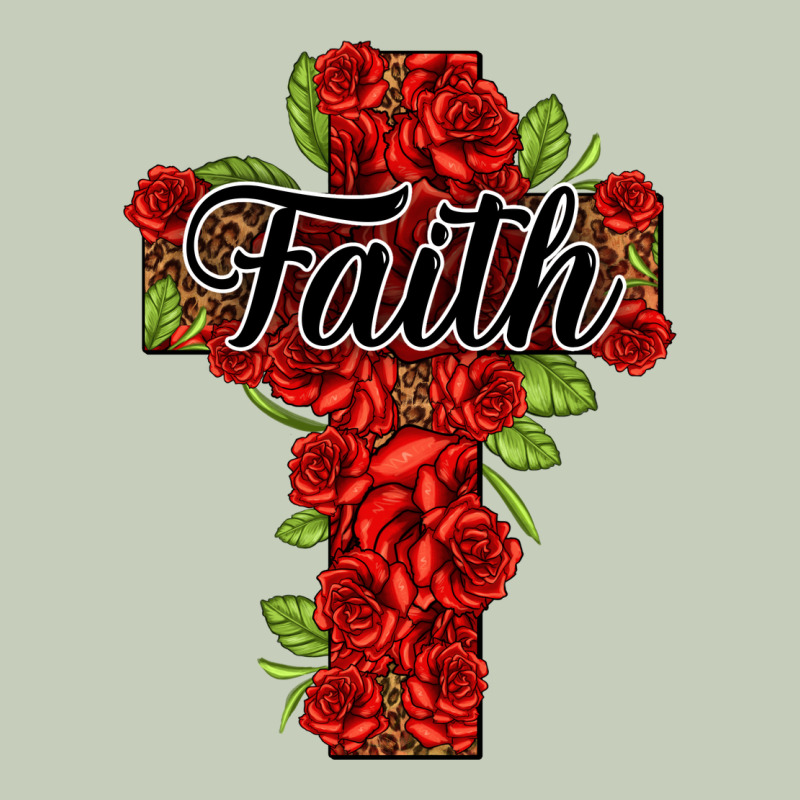 Faith Floral Cross Classic Tee by NancyCooperArtShop | Teevron