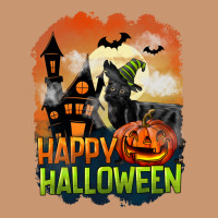 Happy Halloween With Black Cat Heavyweight Hoodie | Teevron