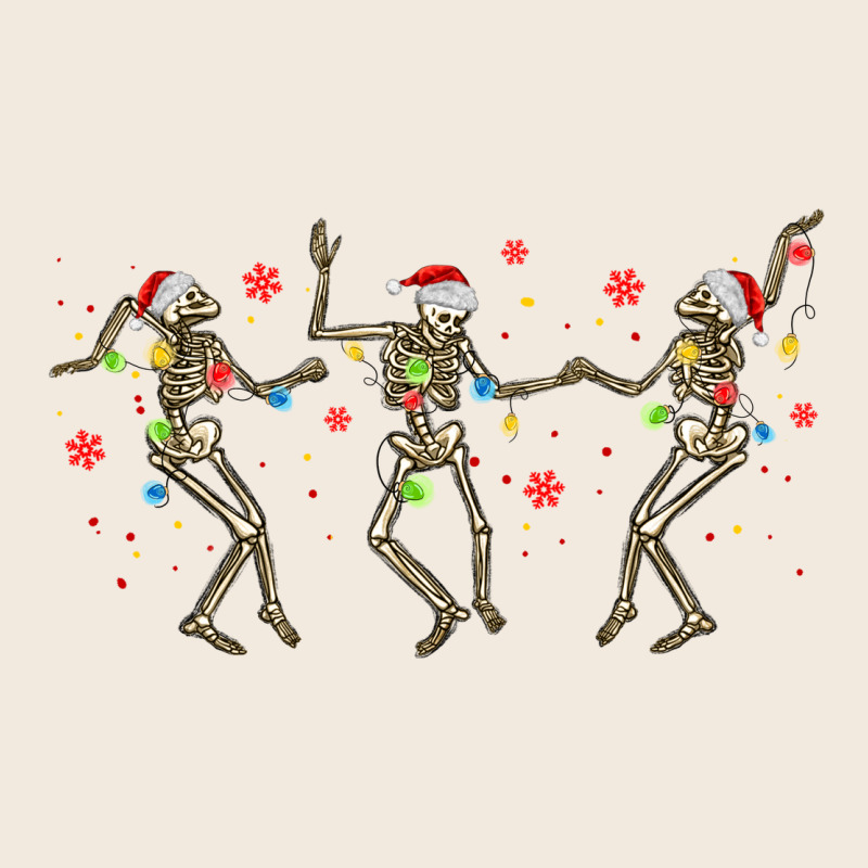 Dancing Skeleton Christmas Zipper Hoodie by MaliasSmallBusiness | Teevron