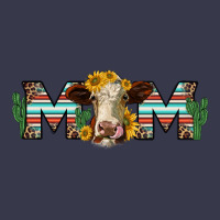Sunflower Hereford Cattle And Cactus  Mom Long Sleeve Tee | Teevron