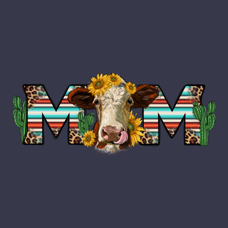Sunflower Hereford Cattle And Cactus  Mom Long Sleeve Tee by Jasminsmagicworld | Teevron