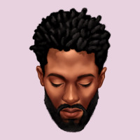 Bearded Black Man Portrait Ladies Tee | Teevron
