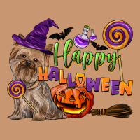 Happy Halloween With Yorkshire Terrier Dog Heavyweight Hoodie | Teevron