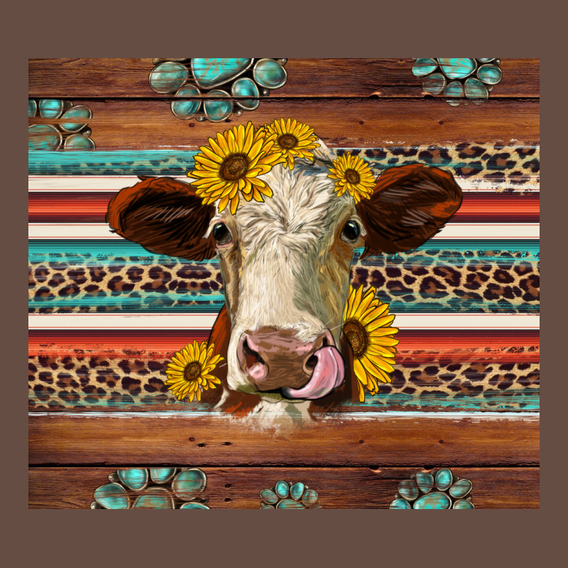 Western Sunflowers Gemstone Heifer Long Sleeve Tee by Jasminsmagicworld | Teevron