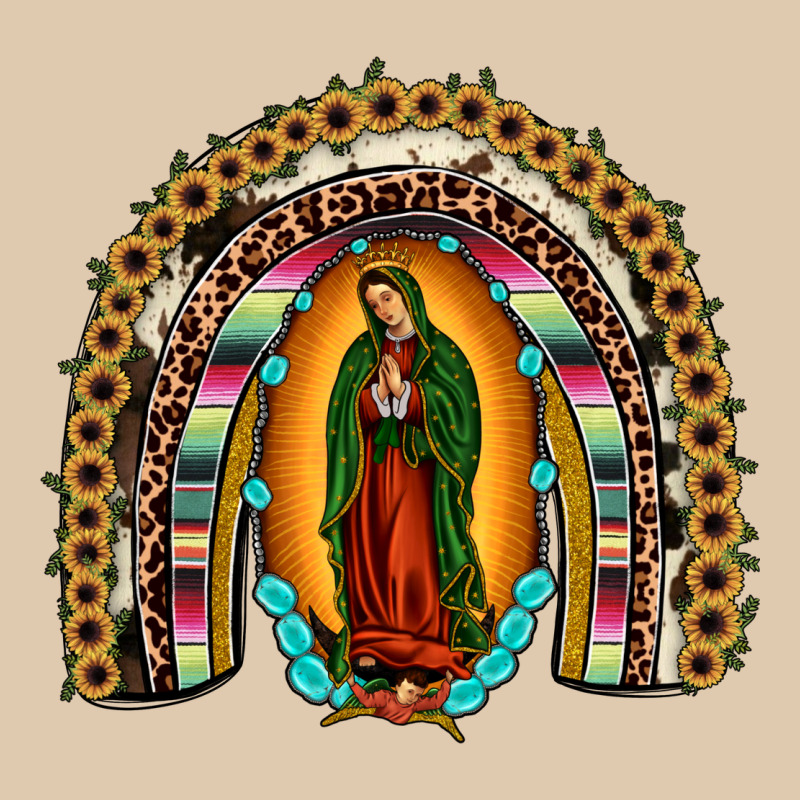 Our Lady Of Guadalupe Rainbow Heavyweight Sweatshirt by JahusDesignShop | Teevron