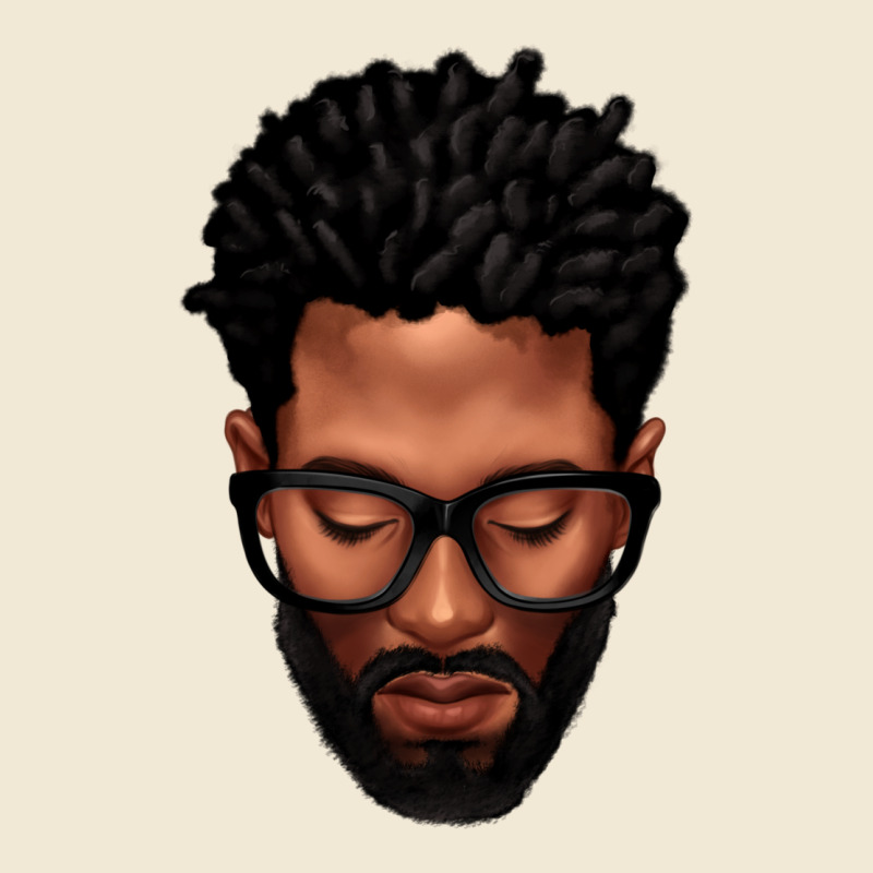 Bearded Black Man Portrait Ladies Tee by texasbilliewilder | Teevron