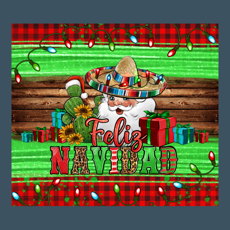 Feliz Navidad Spanish Christmas Santa Tumbler Urban Heavy Tee by Jasminsmagicworld | Teevron