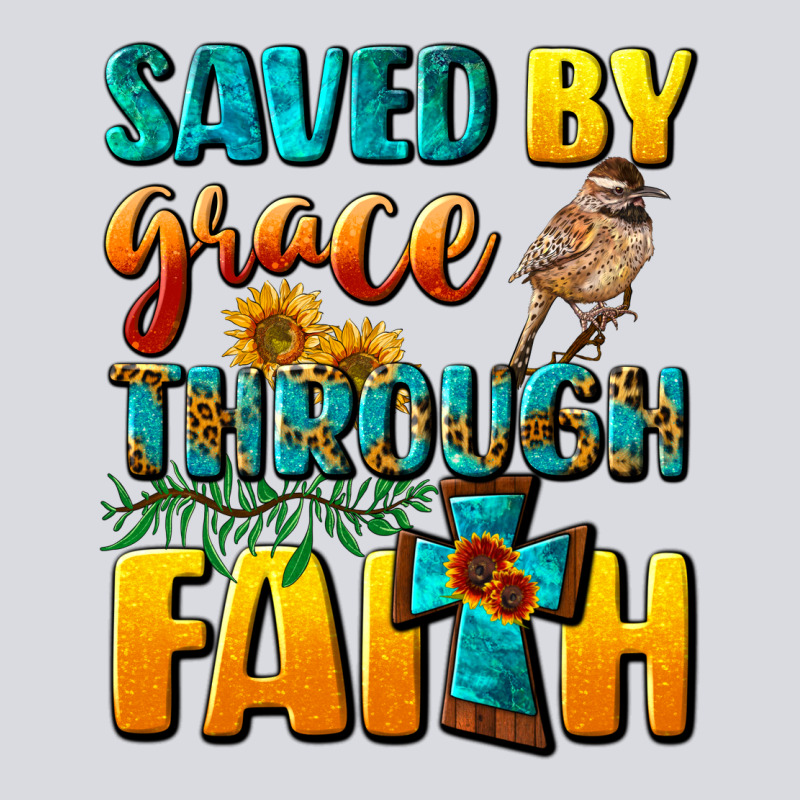 Saved By Grace Through Faith Zipper Hoodie by NancyCooperArtShop | Teevron
