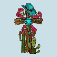 Gemstone Cross With Cactus Ladies Tee | Teevron