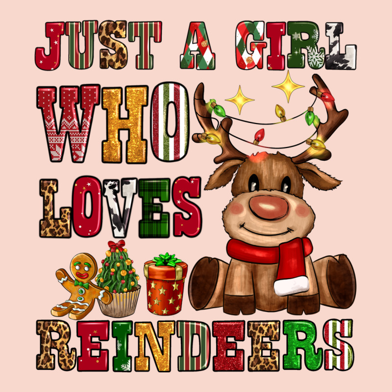 Just A Girl Who Loves Reindeers Urban Hoodie by CowGirlArtShop | Teevron