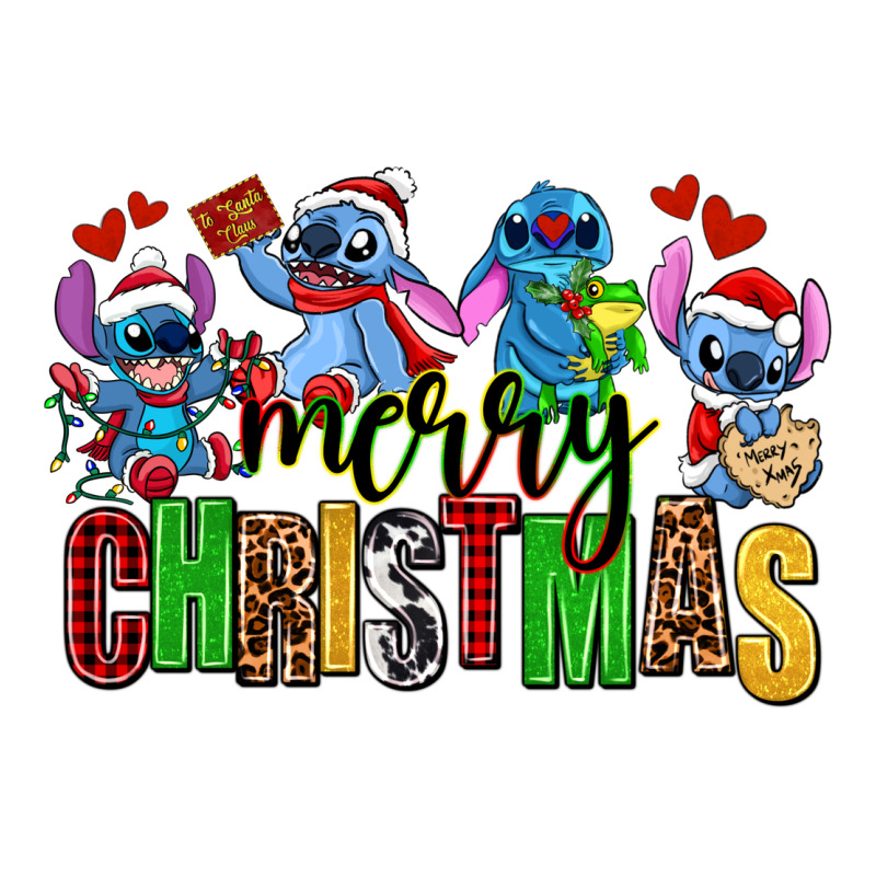 Merry Christmas Stitch Premium Tee by AdoDesignShop | Teevron