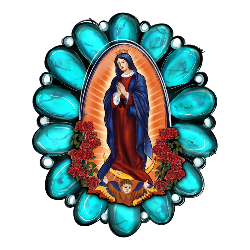 Gemstone Lady Of Guadalupe Ladies Tee by RanaPortraitStore | Teevron