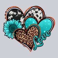 Love Turquoise Hearts Heavyweight Sweatshirt | Teevron