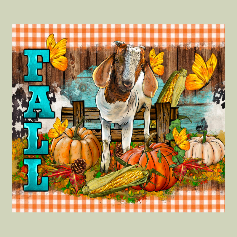 Fall With Baby Goat Heavyweight Hoodie by LillyAllenDesigns | Teevron