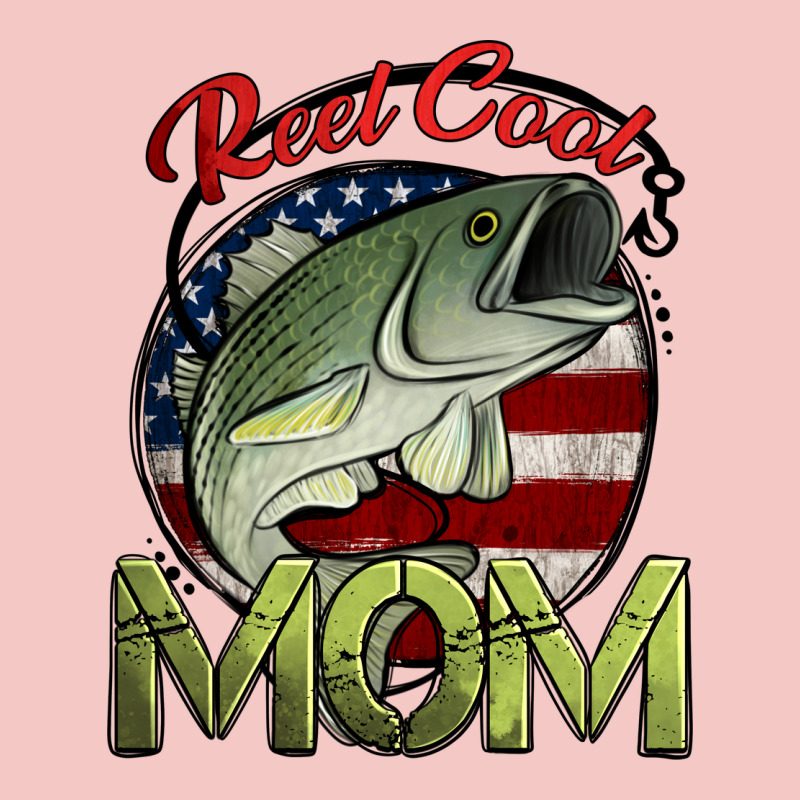 Reel Cool Mom Fishing Urban Heavy Tee by Jasminsmagicworld | Teevron