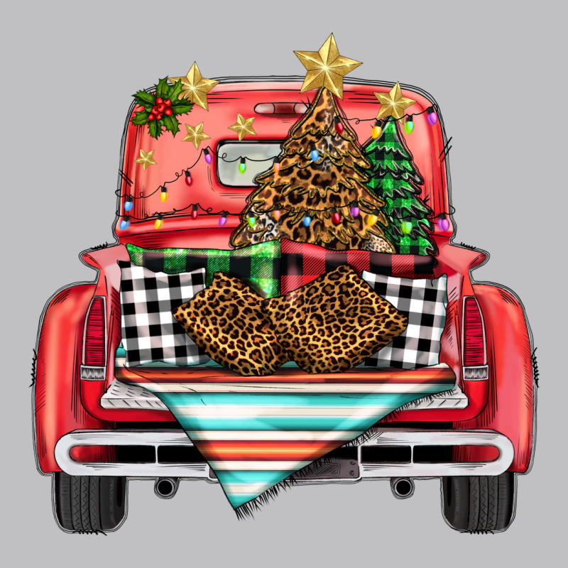 Christmas Truck Long Sleeve Tee by BarkalooDesign | Teevron