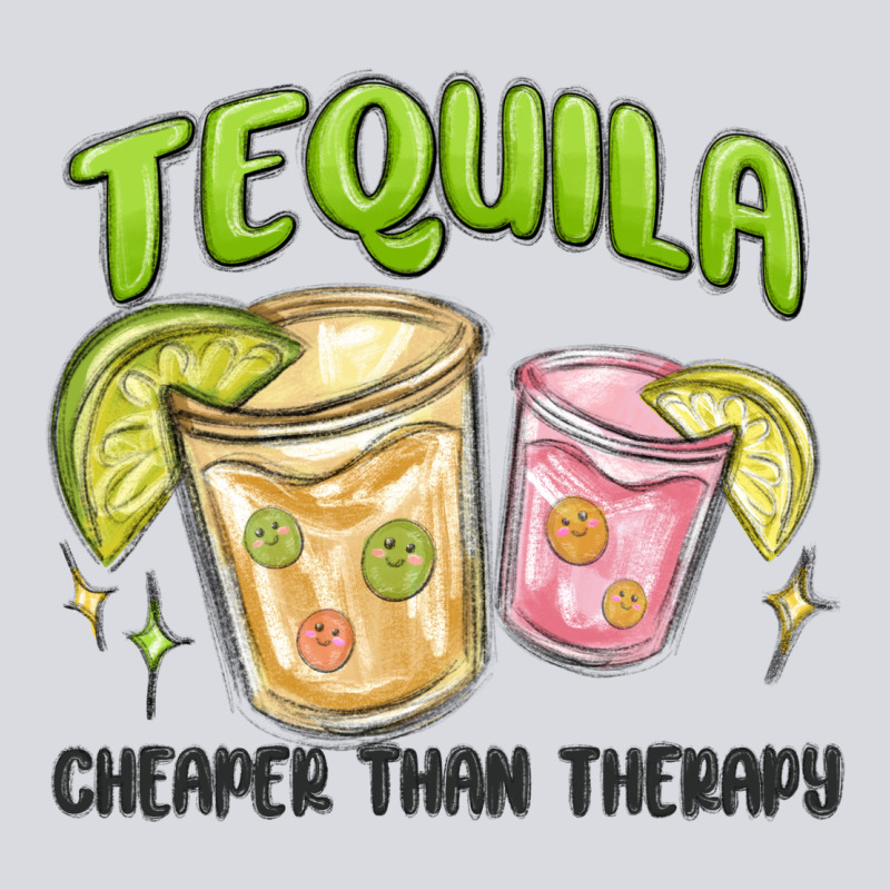 Tequila Cheaper Than Therapy Zipper Hoodie by MaliasSmallBusiness | Teevron