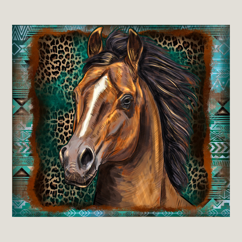 Western Horse Heavy Core Tee by Zillion Design Studio | Teevron