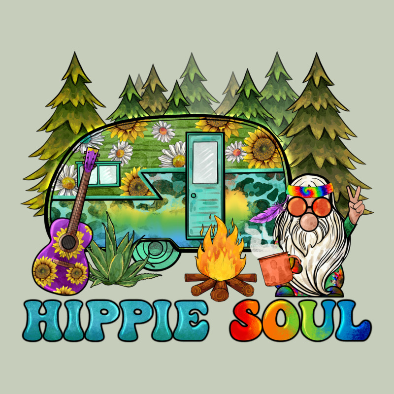 Hippie Soul Camping Classic Tee by BarkalooDesign | Teevron