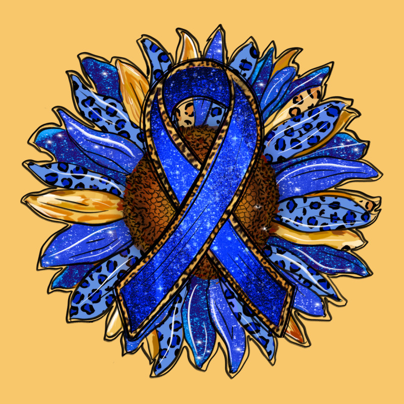Colon Cancer Awareness Sunflower Vintage Hoodie by RanaPortraitStore | Teevron