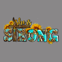 She Is Strong With Cross Vintage Tee | Teevron