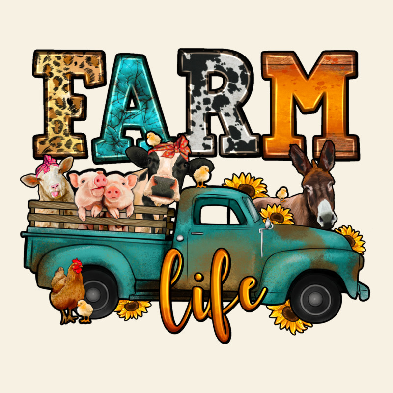 Farm Life Farm Animals Truck Vintage Tee by Jasminsmagicworld | Teevron