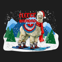 Fleece Navidad Alpaca Mountains Heavyweight Hoodie | Teevron