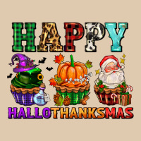 Happy Hallothanksmas With Cupcakes Heavyweight Sweatshirt | Teevron