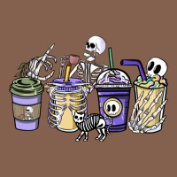 Skeleton Coffee Cups Zipper Hoodie | Teevron