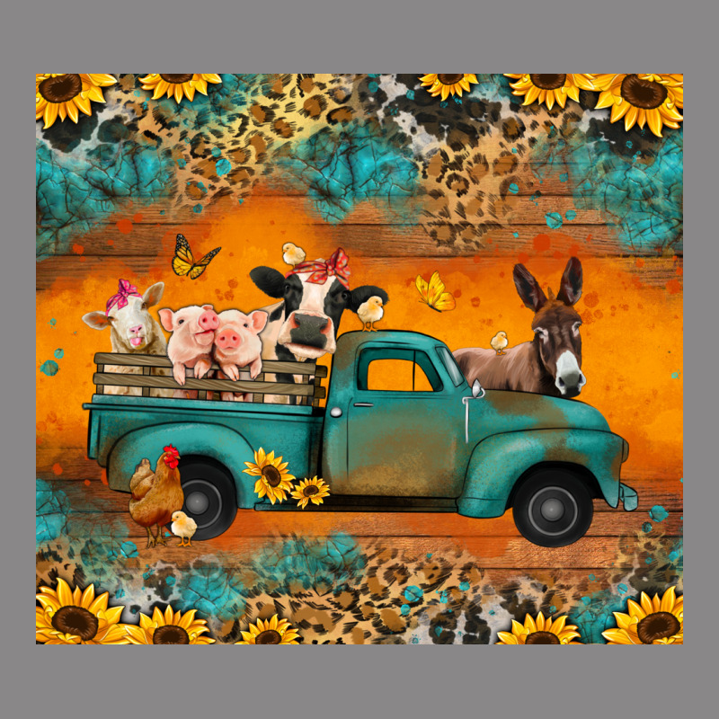 Farm Animals Truck Vintage Tee by Jasminsmagicworld | Teevron