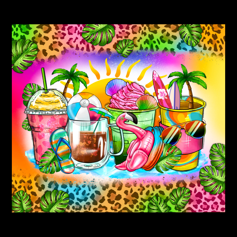 Summer Coffee Cups Heavy Core Tee by Zillion Design Studio | Teevron