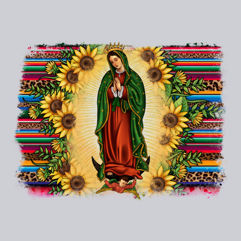 Serape Our Lady Of Guadalupe2 Heavyweight Sweatshirt by JahusDesignShop | Teevron