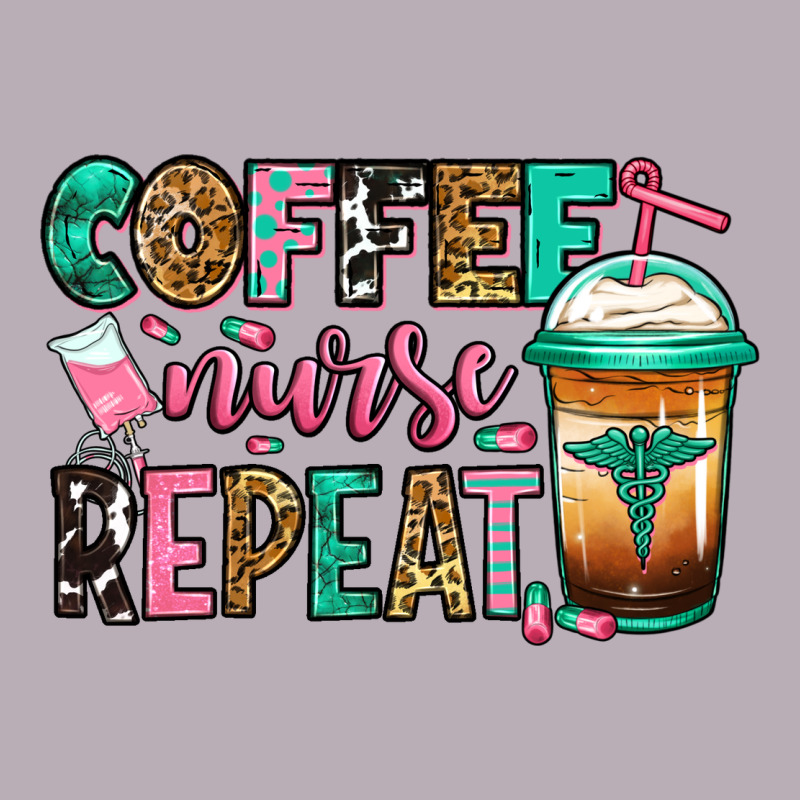 Nurse Coffee Repeat Vintage Tee by Jasminsmagicworld | Teevron